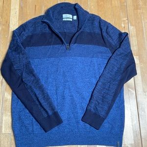 Men’s Calvin Klein Italian yarn 1/4 zip sweater